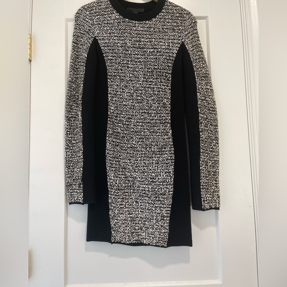 Alexander Wang Rubberized Tweed Dress - Picture 9 of 10